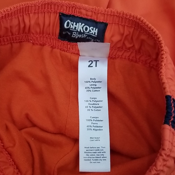 OshKosh Orange Track Pants 2T - Picture 9 of 9
